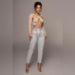 Denim Washed Jeans by JLUX Label